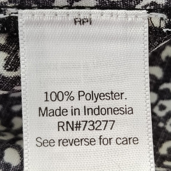 Nine West Button Down Front Long  Balloon Sleeve Dressy Blouse Careerwear XXL - Picture 7 of 9